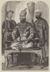 The Eldest Son of the King of Delhi, His Treasurer and Physician